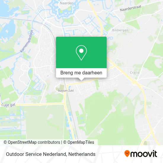 Outdoor Service Nederland kaart
