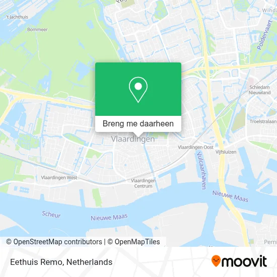 Eethuis Remo kaart