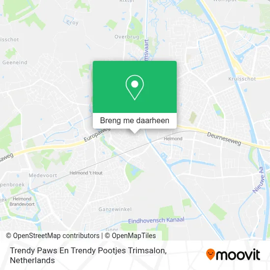 Trendy Paws En Trendy Pootjes Trimsalon kaart