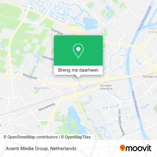 Avanti Media Group kaart