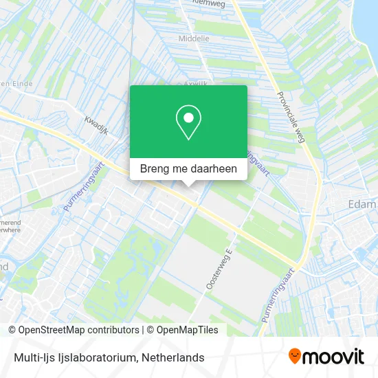 Multi-Ijs Ijslaboratorium kaart