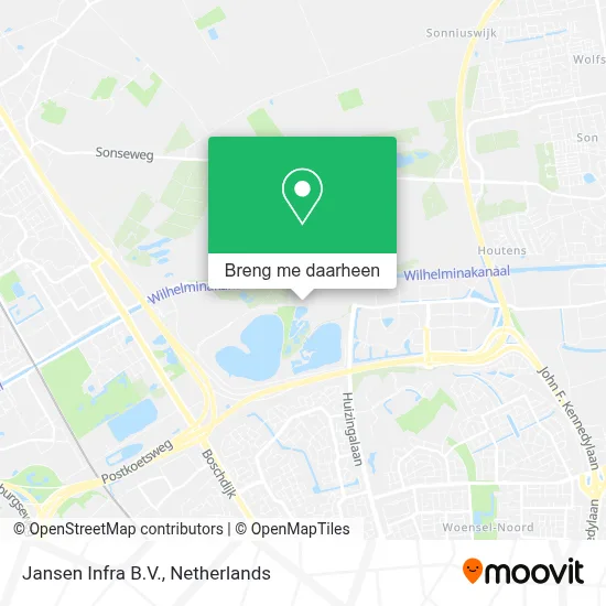 Jansen Infra B.V. kaart