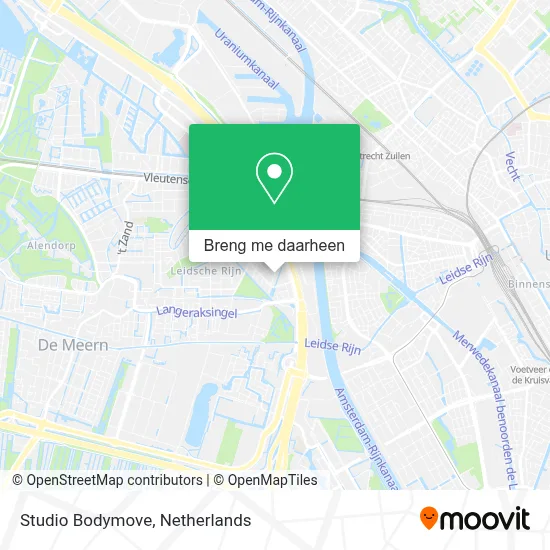 Studio Bodymove kaart