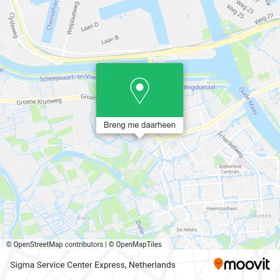 Sigma Service Center Express kaart