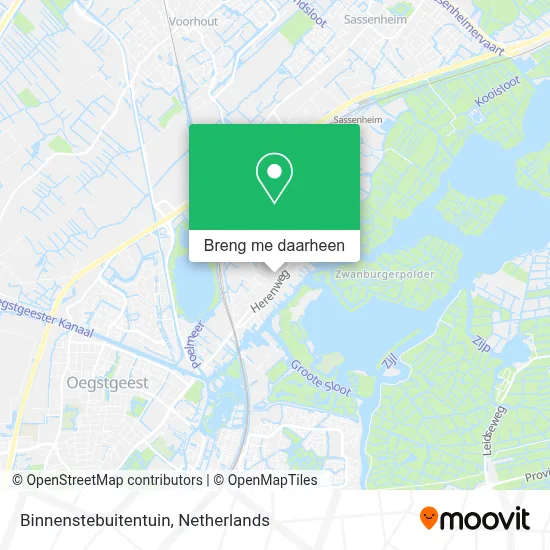 Binnenstebuitentuin kaart