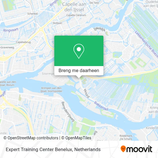 Expert Training Center Benelux kaart