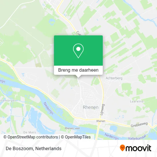 De Boszoom kaart