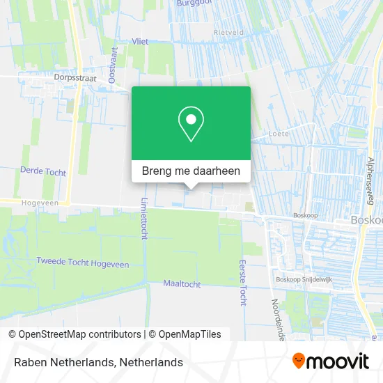 Raben Netherlands kaart