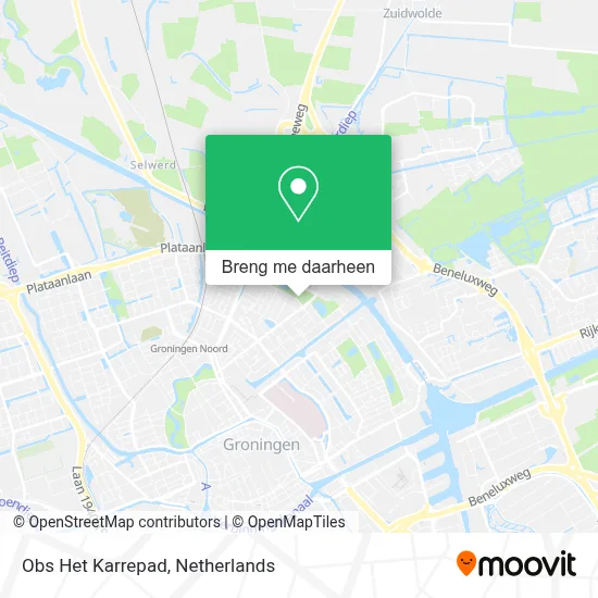 Obs Het Karrepad kaart