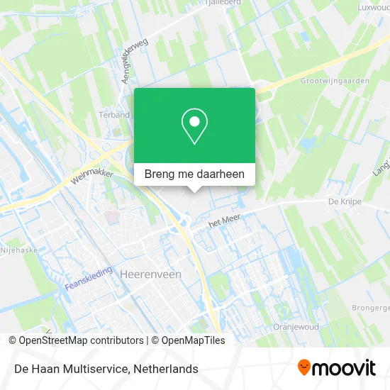 De Haan Multiservice kaart