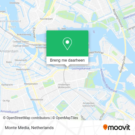 Monte Media kaart