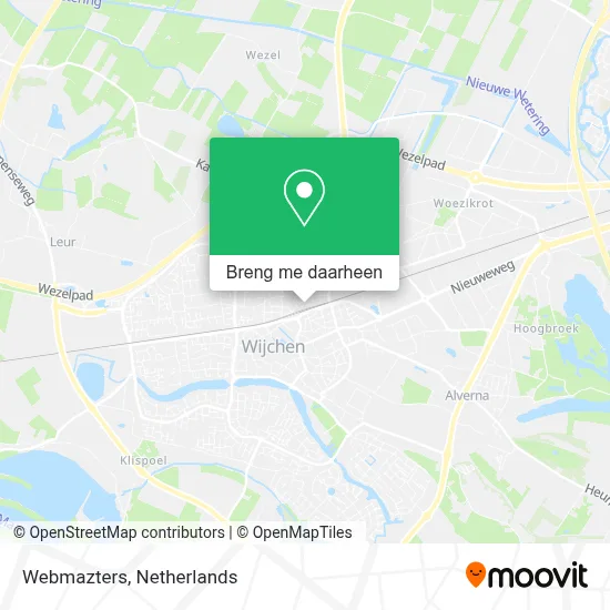 Webmazters kaart