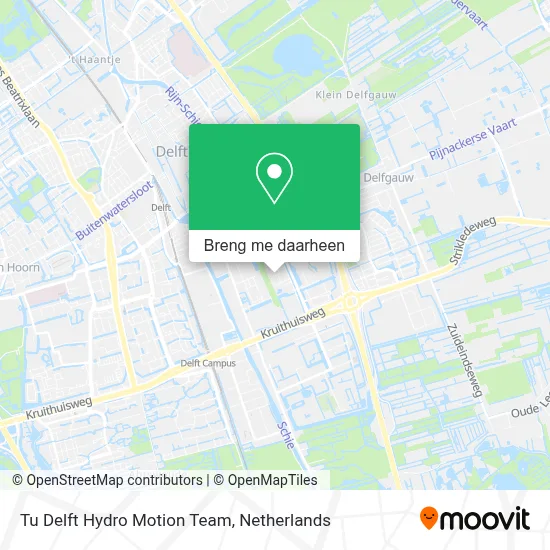 Tu Delft Hydro Motion Team kaart