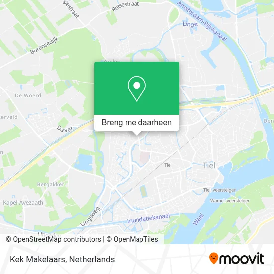 Kek Makelaars kaart