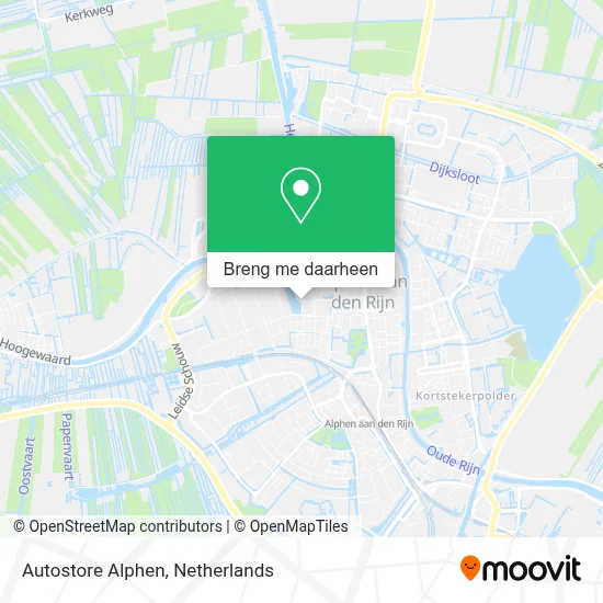Autostore Alphen kaart