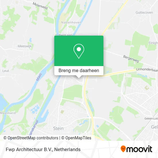 Fwp Architectuur B.V. kaart