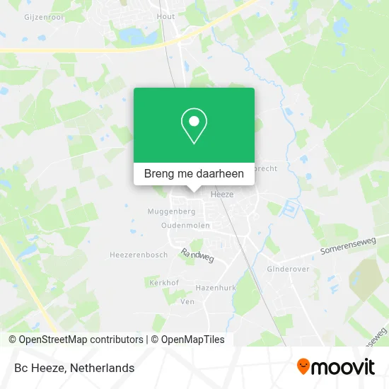 Bc Heeze kaart