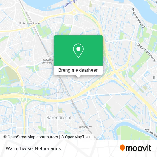 Warmthwise kaart