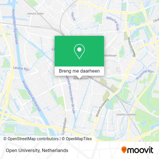Open University kaart