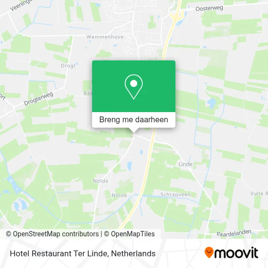 Hotel Restaurant Ter Linde kaart