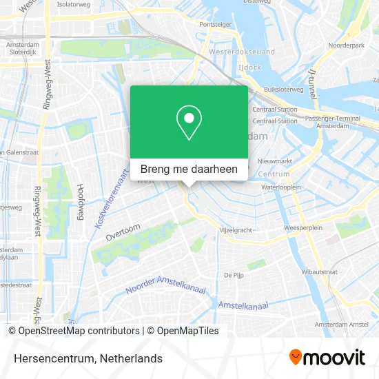 Hersencentrum kaart