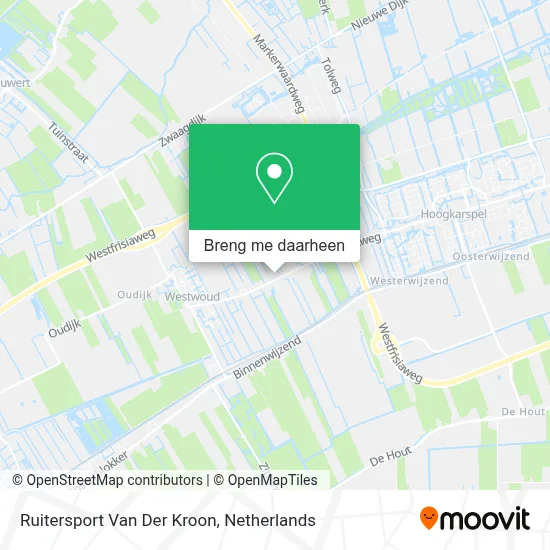 Ruitersport Van Der Kroon kaart
