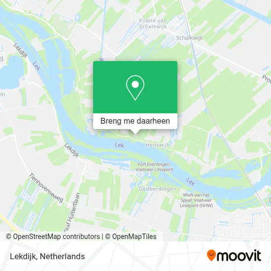 Lekdijk kaart