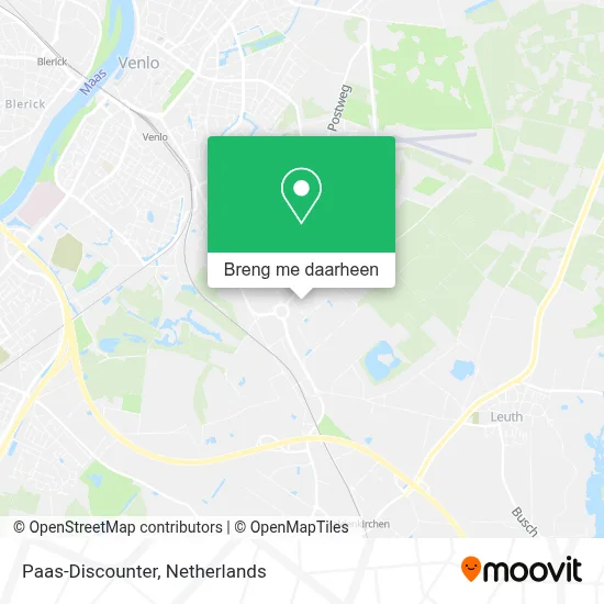Paas-Discounter kaart