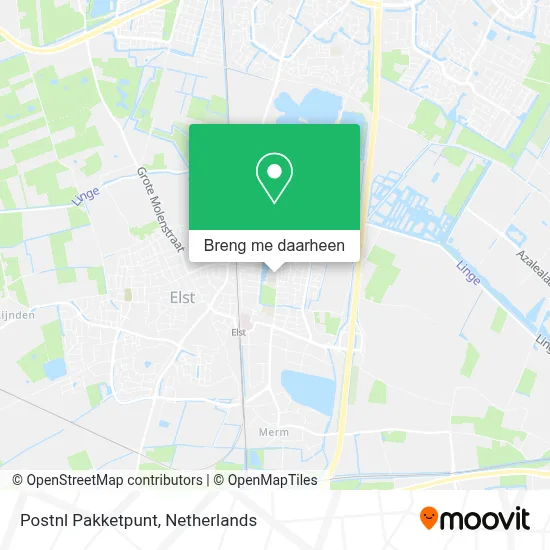 Postnl Pakketpunt kaart