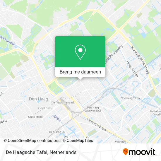 De Haagsche Tafel kaart
