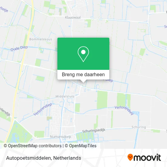 Autopoetsmiddelen kaart