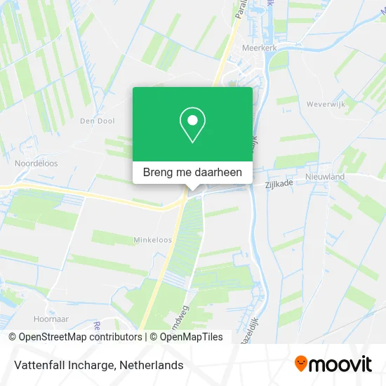 Vattenfall Incharge kaart