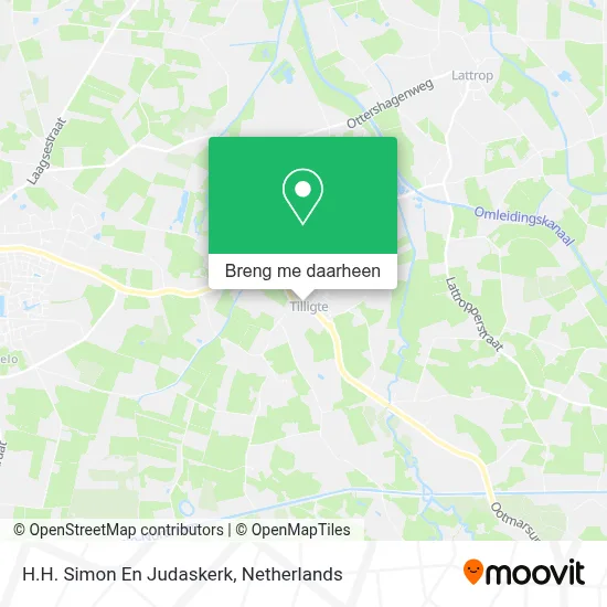 H.H. Simon En Judaskerk kaart