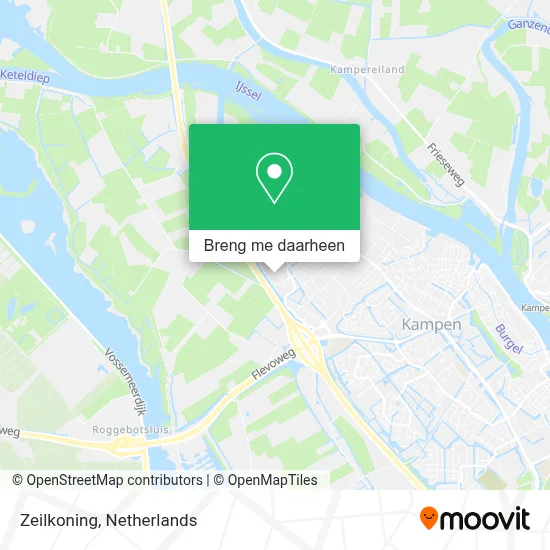 Zeilkoning kaart