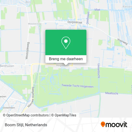 Boom Stijl kaart