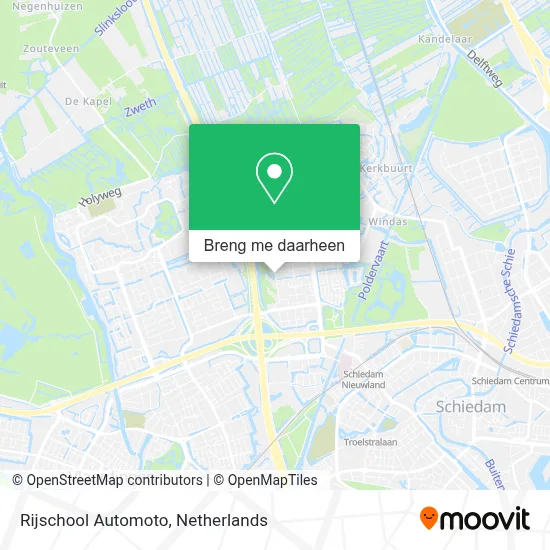 Rijschool Automoto kaart