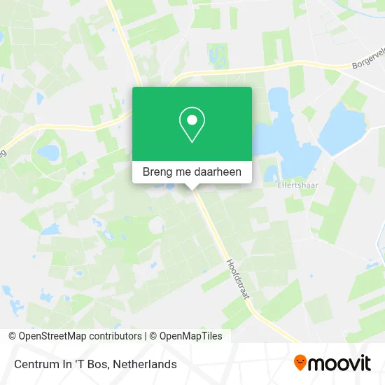 Centrum In 'T Bos kaart