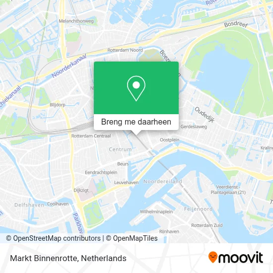 Markt Binnenrotte kaart