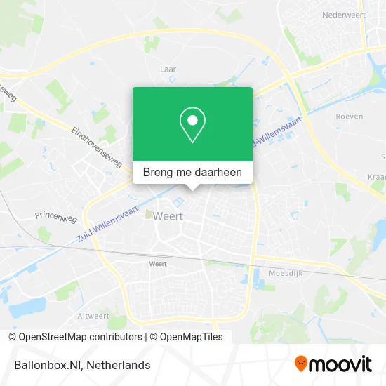 Ballonbox.Nl kaart