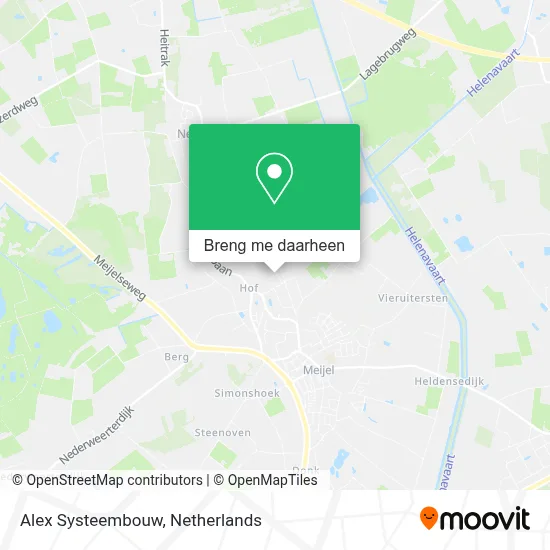 Alex Systeembouw kaart