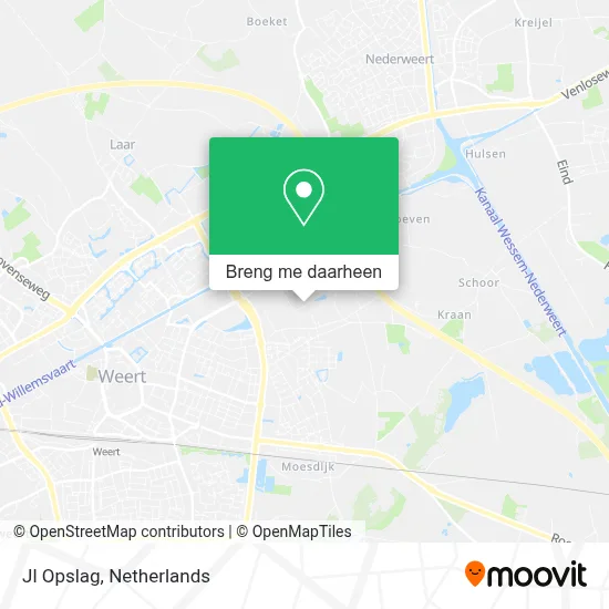 Jl Opslag kaart