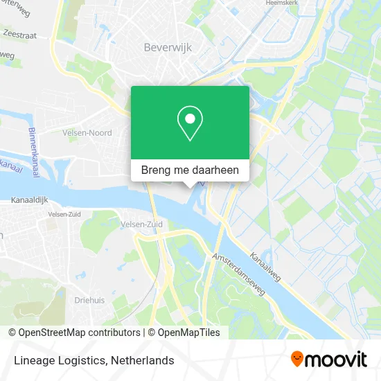 Lineage Logistics kaart