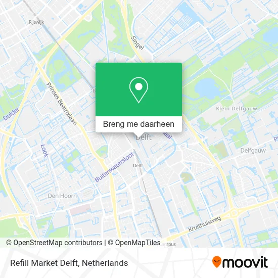 Refill Market Delft kaart