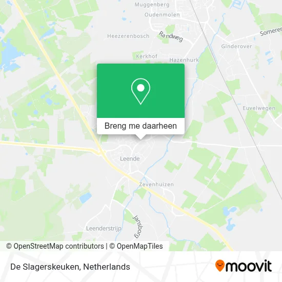 De Slagerskeuken kaart