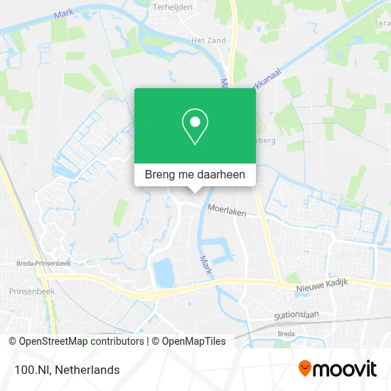 100.Nl kaart