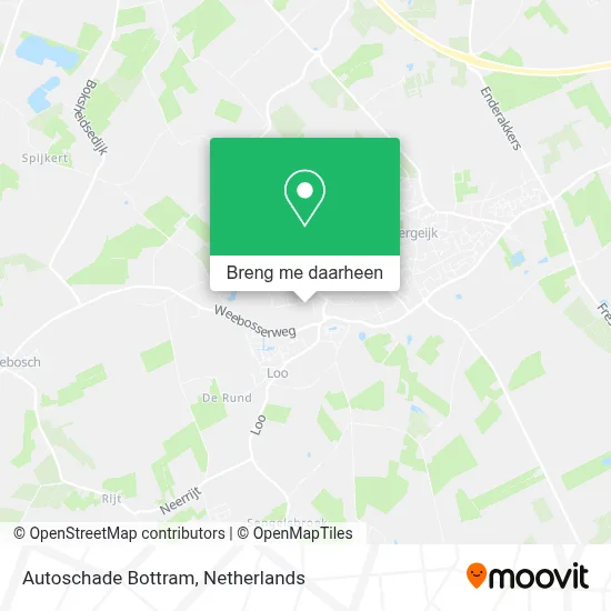Autoschade Bottram kaart