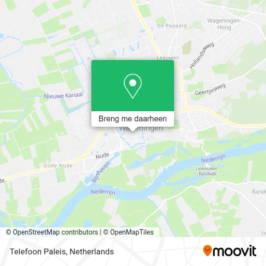 Telefoon Paleis kaart