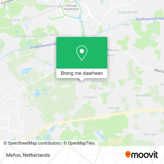 Mefon kaart