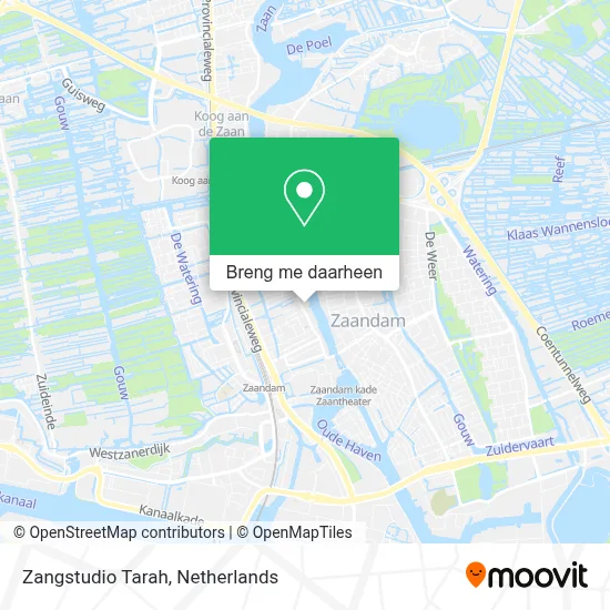 Zangstudio Tarah kaart