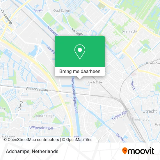 Adchamps kaart